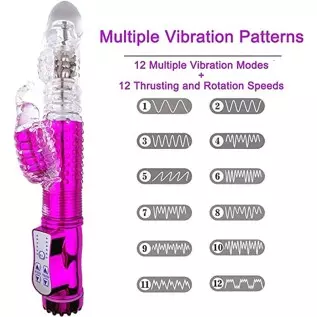 MASVSAM Rabbit Vibrator with 12 Powerful Vibrations for Adult Women,USB Rechargeable and Waterproof Female Vibrating Adult for W MASVSAM Rabbit Vibrator with 12 Powerful Vibrations for Adult Women,USB Rechargeable and Waterproof Female Vibrating Adult for W