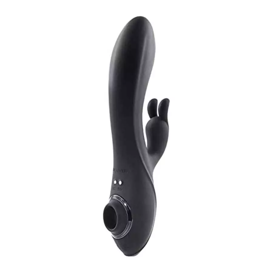 Evolved Novelties - Rabbit Hole - Rechargeable Silicone Triple Stimulation G-Spot, Rabbit & Suction Vibrator - Black Evolved Novelties - Rabbit Hole - Rechargeable Silicone Triple Stimulation G-Spot, Rabbit & Suction Vibrator - Black