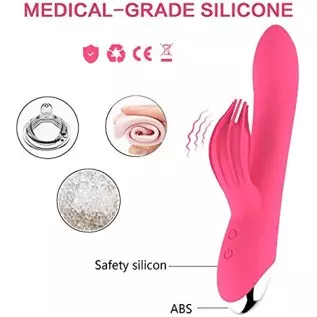 Oragio G Spot Rabbit Vibrator, Sex Toys for Clitoris G-spot Stimulation,Waterproof Dildo Vibrator with 10 Modes Vibrations Dual Oragio G Spot Rabbit Vibrator, Sex Toys for Clitoris G-spot Stimulation,Waterproof Dildo Vibrator with 10 Modes Vibrations Dual