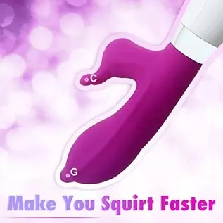Rabbit Vibrator Realistic Dildo for Beginners, G Spot Vibrator Clitoral Stimulator with 10 Vibrations Bunny Ears, Vagina Clitora Rabbit Vibrator Realistic Dildo for Beginners, G Spot Vibrator Clitoral Stimulator with 10 Vibrations Bunny Ears, Vagina Clitora