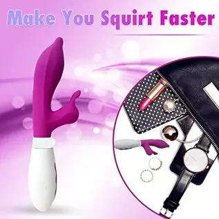 Rabbit Vibrator Realistic Dildo for Beginners, G Spot Vibrator Clitoral Stimulator with 10 Vibrations Bunny Ears, Vagina Clitora Rabbit Vibrator Realistic Dildo for Beginners, G Spot Vibrator Clitoral Stimulator with 10 Vibrations Bunny Ears, Vagina Clitora