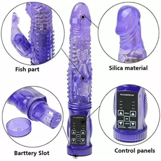 Rabbit Vibrator G-spot Dildo Vibe Waterproof Massager Sex Toys for Women Female Rabbit Vibrator G-spot Dildo Vibe Waterproof Massager Sex Toys for Women Female