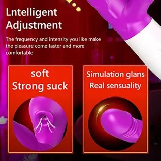 Thrusting Rabbit Vibrator for Women, G Spot Dildo Vibrator 3 Thrusting Rotating and 7 Clitoris Stimulator Vibrator 3 in 1 Rechar Thrusting Rabbit Vibrator for Women, G Spot Dildo Vibrator 3 Thrusting Rotating and 7 Clitoris Stimulator Vibrator 3 in 1 Rechar