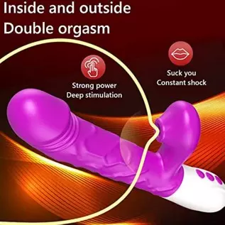 Thrusting Rabbit Vibrator for Women, G Spot Dildo Vibrator 3 Thrusting Rotating and 7 Clitoris Stimulator Vibrator 3 in 1 Rechar Thrusting Rabbit Vibrator for Women, G Spot Dildo Vibrator 3 Thrusting Rotating and 7 Clitoris Stimulator Vibrator 3 in 1 Rechar