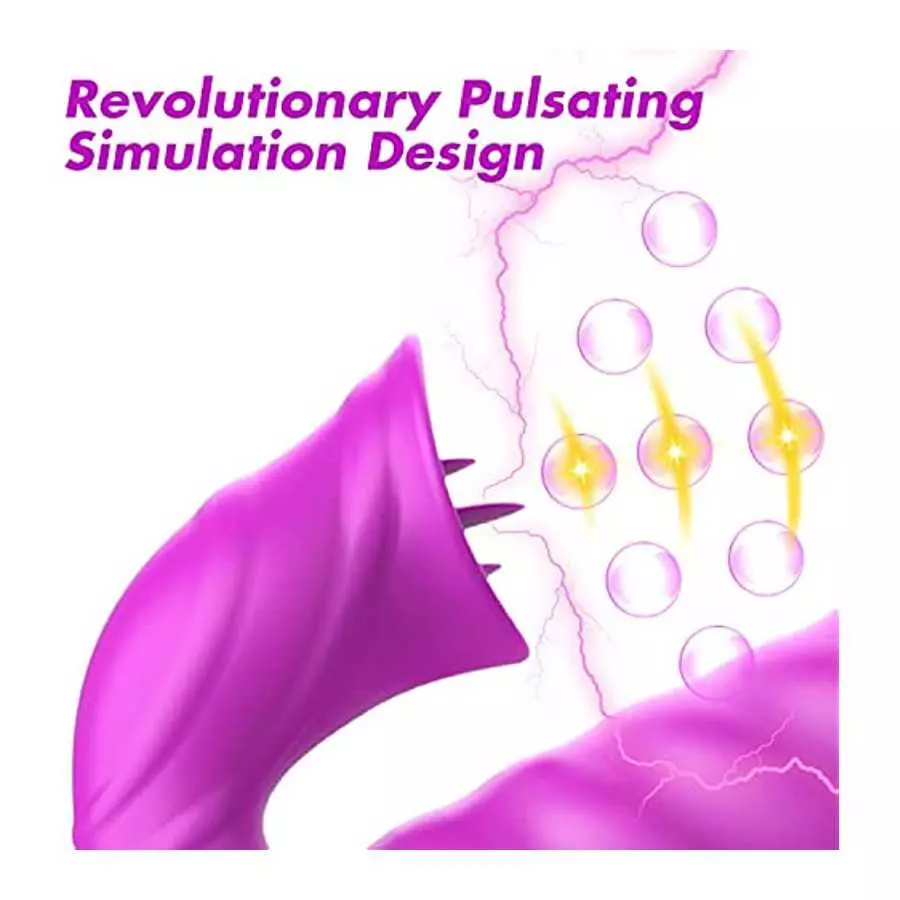 Rabbit Vibrator - 9.8" Triple Action G Spot Vibrator with Independent Clitoral Stimulator, 10 Patterns, Rechargeable Sex Toys fo