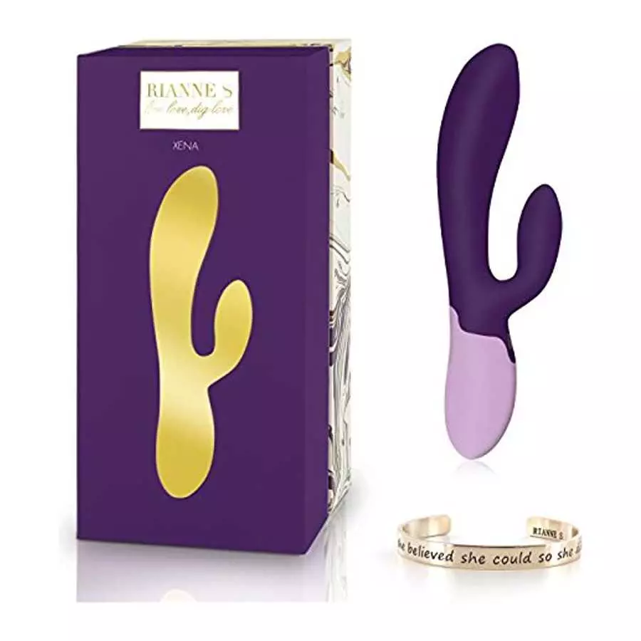 Rianne S Xena Rabbit Deep Purple Vibrator Lilla