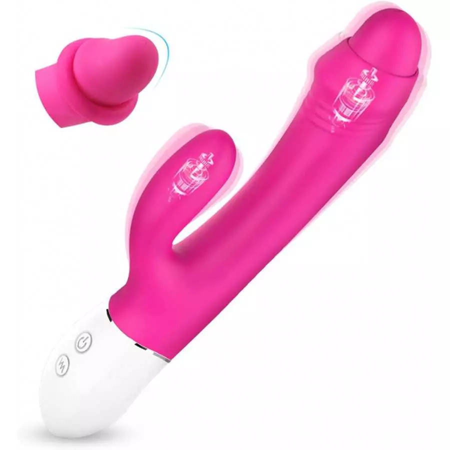 G-Spot Rabbit Vibrator,9 Vibrating Rabbit Dildo Vibrator for Women Masturbation, Waterproof Rechargeable Adult Sex Toys Silicone G-Spot Rabbit Vibrator,9 Vibrating Rabbit Dildo Vibrator for Women Masturbation, Waterproof Rechargeable Adult Sex Toys Silicone