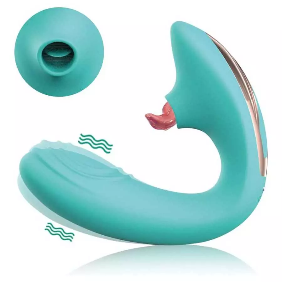 Double Stimulation Tongue Licking Vibrator Wearble (Wearble - Pink), 1.0 Count Double Stimulation Tongue Licking Vibrator Wearble (Wearble - Pink), 1.0 Count