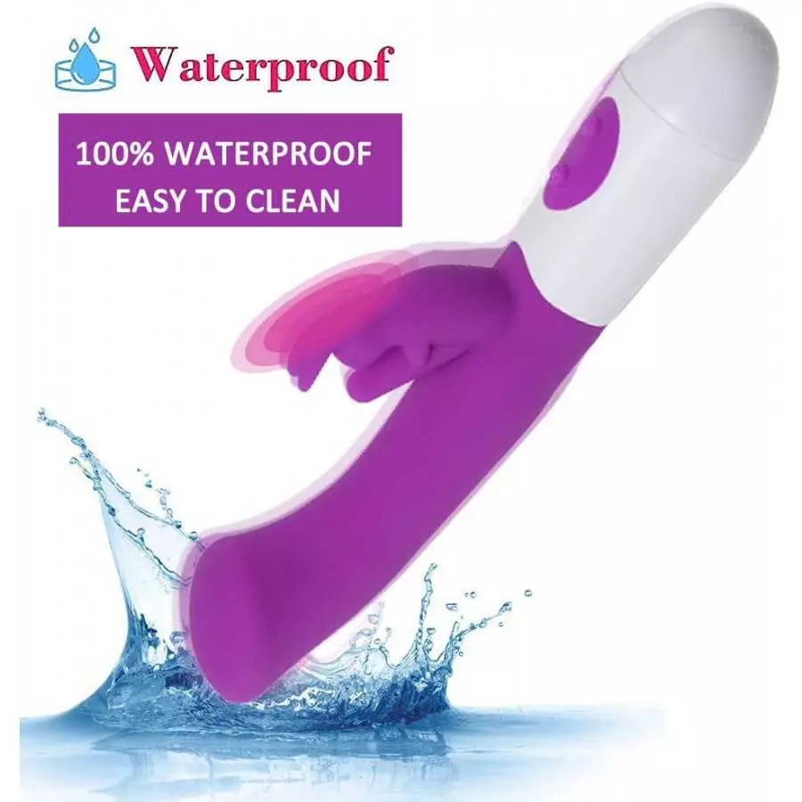 Rechargeable Rabbit Vibrator for Women Sex Toys for Clitoris G-spot Stimulation 10 Powerful Vibrations Dual Motor Stimulator for