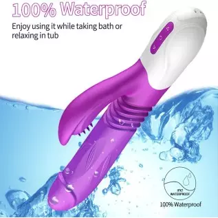 EVERDRAGON G Spot Rabbit Vibrator for Women Bunny Ears for Clitoris G-spot Stimulation,Waterproof Vibrator with 7 Powerful Vibra EVERDRAGON G Spot Rabbit Vibrator for Women Bunny Ears for Clitoris G-spot Stimulation,Waterproof Vibrator with 7 Powerful Vibra