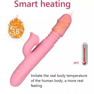 EVERDRAGON G Spot Rabbit Vibrator for Women Bunny Ears for Clitoris G-spot Stimulation,Waterproof Vibrator with 7 Powerful Vibra EVERDRAGON G Spot Rabbit Vibrator for Women Bunny Ears for Clitoris G-spot Stimulation,Waterproof Vibrator with 7 Powerful Vibra