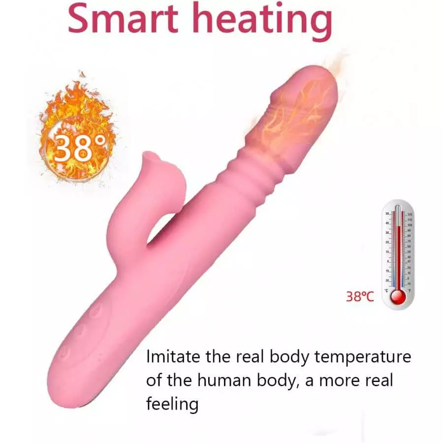 EVERDRAGON G Spot Rabbit Vibrator for Women Bunny Ears for Clitoris G-spot Stimulation,Waterproof Vibrator with 7 Powerful Vibra