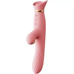  Rose Rabbit Vibrator (Lemon Yellow)