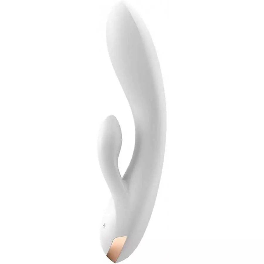 Satisfyer Double Flex Rabbit Vibrator with App Control - G-Spot, Clitoris and Labia Stimulation - Compatible with Satisfyer App,