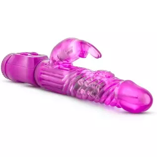 B Yours Beginners Bunny - Mini Triple Action Vibrator - Dual Clitoris and G Spot Pleasure - Rotating Beads, Gyrating Shaft, Flex B Yours Beginners Bunny - Mini Triple Action Vibrator - Dual Clitoris and G Spot Pleasure - Rotating Beads, Gyrating Shaft, Flex