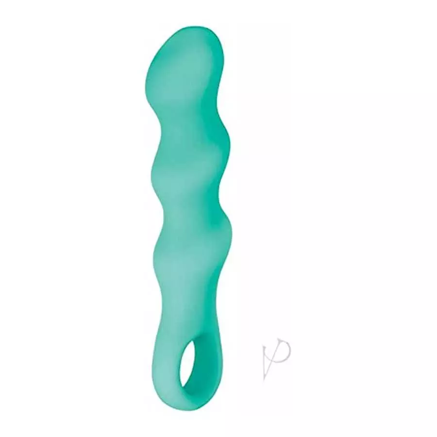 Evolved Love Is Back - Triple Teaser - 10 Patterns & Power Levels - Silicone Rechargeable Vibrator - Teal