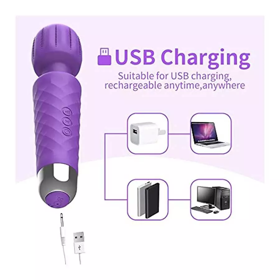 3 in 1 Rose G Spot Rabbit Vibrator ,Super Soft and beatable for Clitoral Stimulation,Personal Massager for Women, Quiet & USB Re