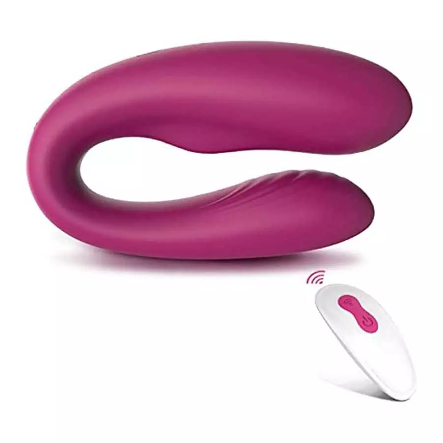 Rechargeable Couples Clitoral Vibrator G-Spot, Adult Sex Toy for Women Solo Play (CP-Wine) Rechargeable Couples Clitoral Vibrator G-Spot, Adult Sex Toy for Women Solo Play (CP-Wine)