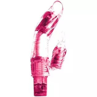 Orgasmalicious Luv Bunny Waterproof Vibrator Cotton Candy, Pink