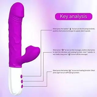 G Spot Vibrator with Heating Function,Waterproof Dildo Vibrator with 10 Powerful Vibrations Modes-Purple G Spot Vibrator with Heating Function,Waterproof Dildo Vibrator with 10 Powerful Vibrations Modes-Purple