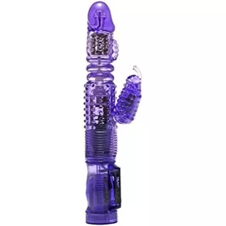 Trinity Vibes Thrusting Purple Rabbit Vibrator, (AE502) Trinity Vibes Thrusting Purple Rabbit Vibrator, (AE502)