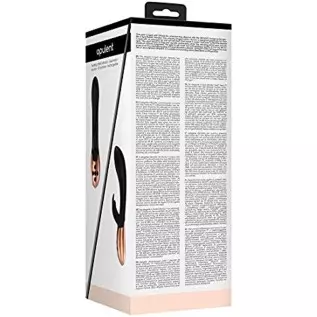 Shots - Elegance Heating Rabbit Vibrator - Opulent - Black Shots - Elegance Heating Rabbit Vibrator - Opulent - Black