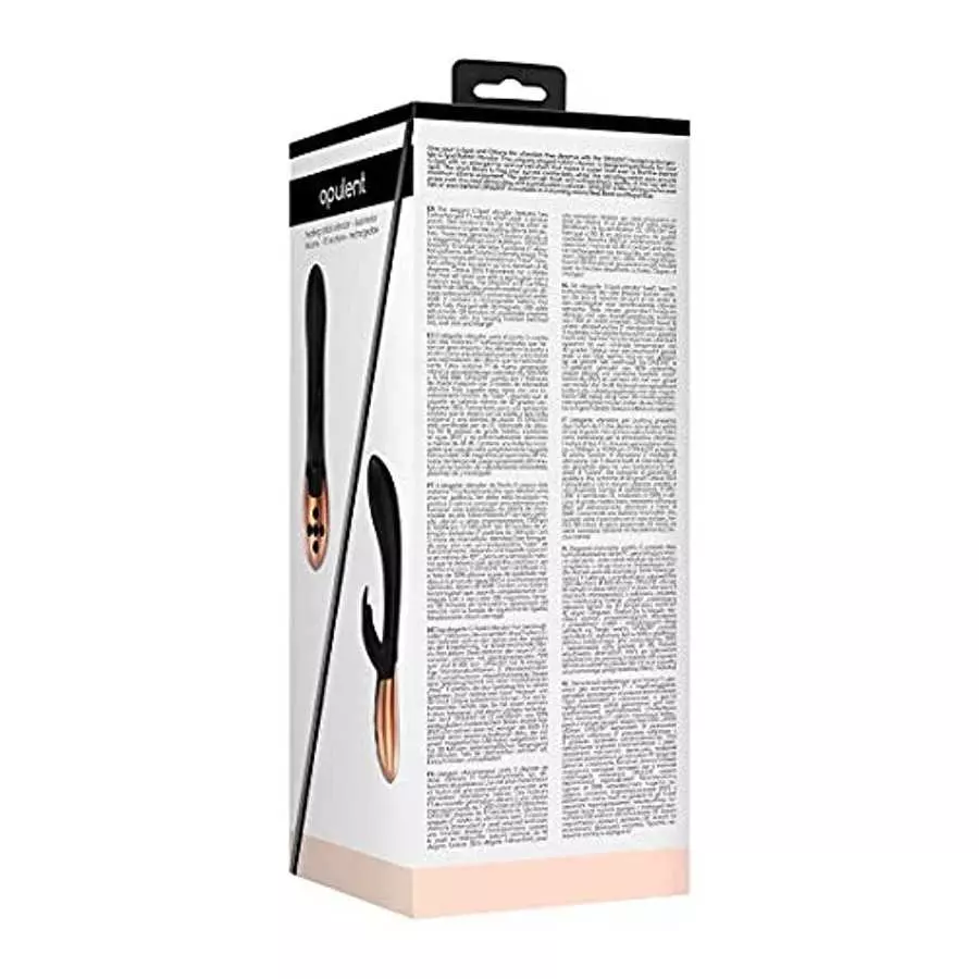 Shots - Elegance Heating Rabbit Vibrator - Opulent - Black