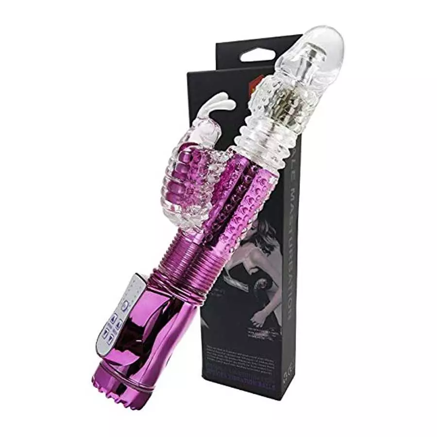 1Count Rechargeable Thrusting Dildo Rabbit Vibrator Toys Licking Tongue G Spot Sex Toy with 12 Vibration Modes,Anal Vibrating Di 1Count Rechargeable Thrusting Dildo Rabbit Vibrator Toys Licking Tongue G Spot Sex Toy with 12 Vibration Modes,Anal Vibrating Di