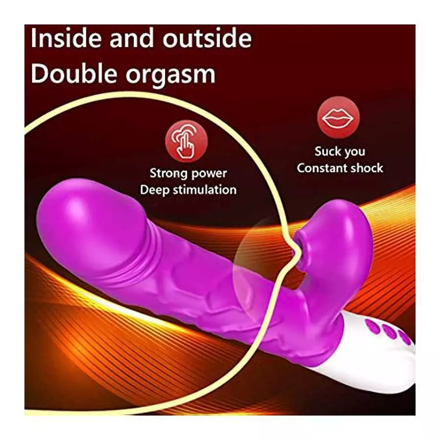 Rabbit Vibrator Vibrator for Women Vaginal Health,G Spot Vibrator with Tongue Licking 10 Vibration Realistic Anal Vibrating for 