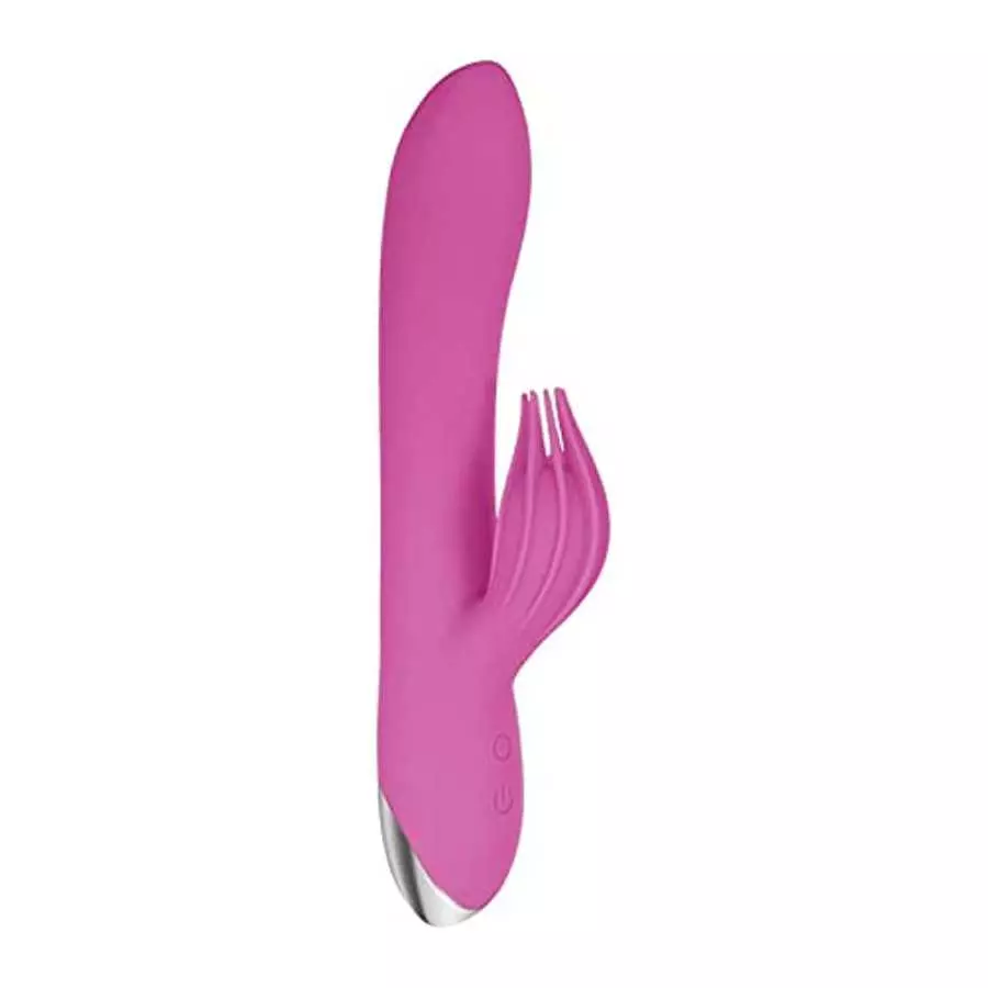 Adam & Eve - Eve's Clit Tickling Silicone Rechargeable Rabbit Vibrator - Pink Adam & Eve - Eve's Clit Tickling Silicone Rechargeable Rabbit Vibrator - Pink