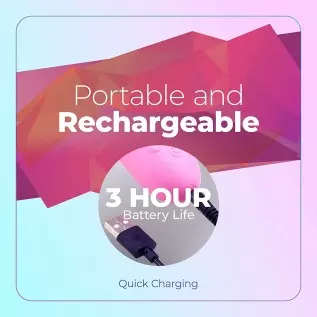 Rabbit Vibrator for Intense Pleasure, Portable Powerful Vibrator for Men and Women, 16-Speed Rechargeable Massage Stick - Meet F Rabbit Vibrator for Intense Pleasure, Portable Powerful Vibrator for Men and Women, 16-Speed Rechargeable Massage Stick - Meet F