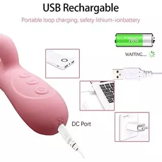 2022 New G Spot Rabbit Vibrator Dildo for Women, Bunny Ears Tongue Licking Clitorals Stimulator Vibrating Dildo Adult Sex Toys &