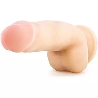 Blush 7.5" Realistic Dual Density Flexi Shaft Dildo - Sensa Feel - Powerful Suction Cup - Harness Compatible - Sex Toy for Adult Blush 7.5" Realistic Dual Density Flexi Shaft Dildo - Sensa Feel - Powerful Suction Cup - Harness Compatible - Sex Toy for Adult