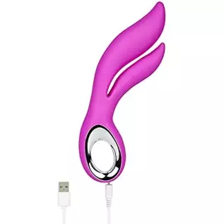 EIS Flower Power Rabbit Vibrator - G-Spot Vibrator and Clitoris Stimulator, 21 Vibration Settings - Waterproof, Rechargeable EIS Flower Power Rabbit Vibrator - G-Spot Vibrator and Clitoris Stimulator, 21 Vibration Settings - Waterproof, Rechargeable