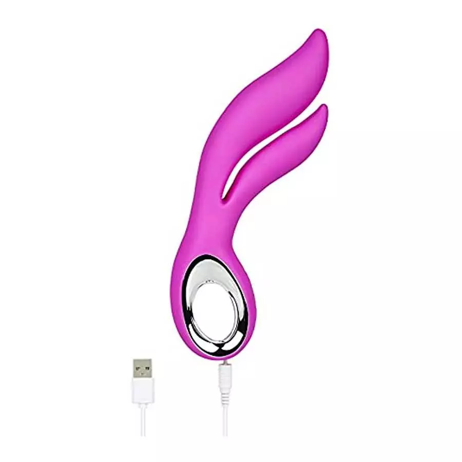 EIS Flower Power Rabbit Vibrator - G-Spot Vibrator and Clitoris Stimulator, 21 Vibration Settings - Waterproof, Rechargeable