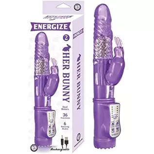 Nasstoys Energize Her Bunny 2 Purple Rabbit Vibrator