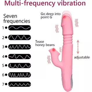 Rabbit Vibrator with Heating Function, Sex Toys for Clitoris Stimulation,Waterproof Dildo Vibrator with 9 Vibrations Dual Motor Rabbit Vibrator with Heating Function, Sex Toys for Clitoris Stimulation,Waterproof Dildo Vibrator with 9 Vibrations Dual Motor