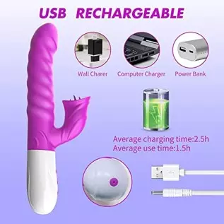 ISEYMI G Spot Rabbit Vibrator for Women Bunny Ears Clitoris G-spot Stimulation, Waterproof Dildo with 7 Powerful Vibrations Rech ISEYMI G Spot Rabbit Vibrator for Women Bunny Ears Clitoris G-spot Stimulation, Waterproof Dildo with 7 Powerful Vibrations Rech