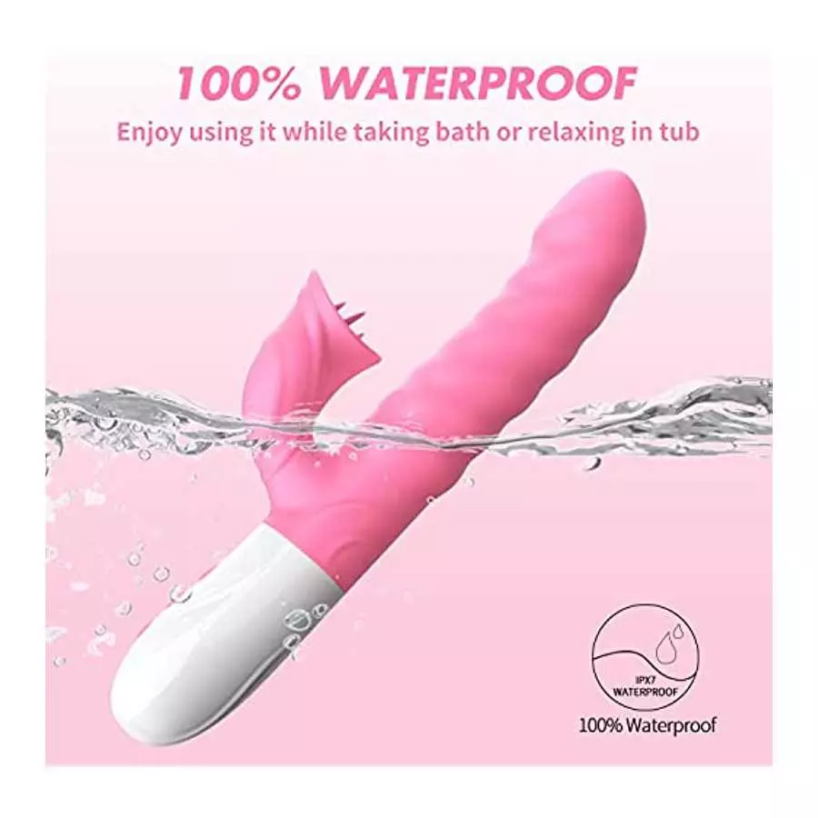 ISEYMI Spot Rabbit Vibrator Women Bunny Ears Clitoris G-spot Stimulation,Waterproof Dildo Vibrator 7 Powerful Vibrations Recharg