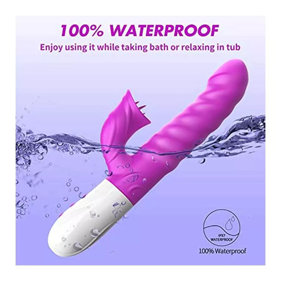 ISEYMI Spot Rabbit Vibrator Women Bunny Ears Clitoris G-spot Stimulation,Waterproof Dildo Vibrator 7 Powerful Vibrations Recharg