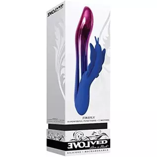 Evolved Firefly Chrome & Silicone Multi Function Rechargeable Waterproof Vibrator
