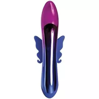 Evolved Firefly Chrome & Silicone Multi Function Rechargeable Waterproof Vibrator