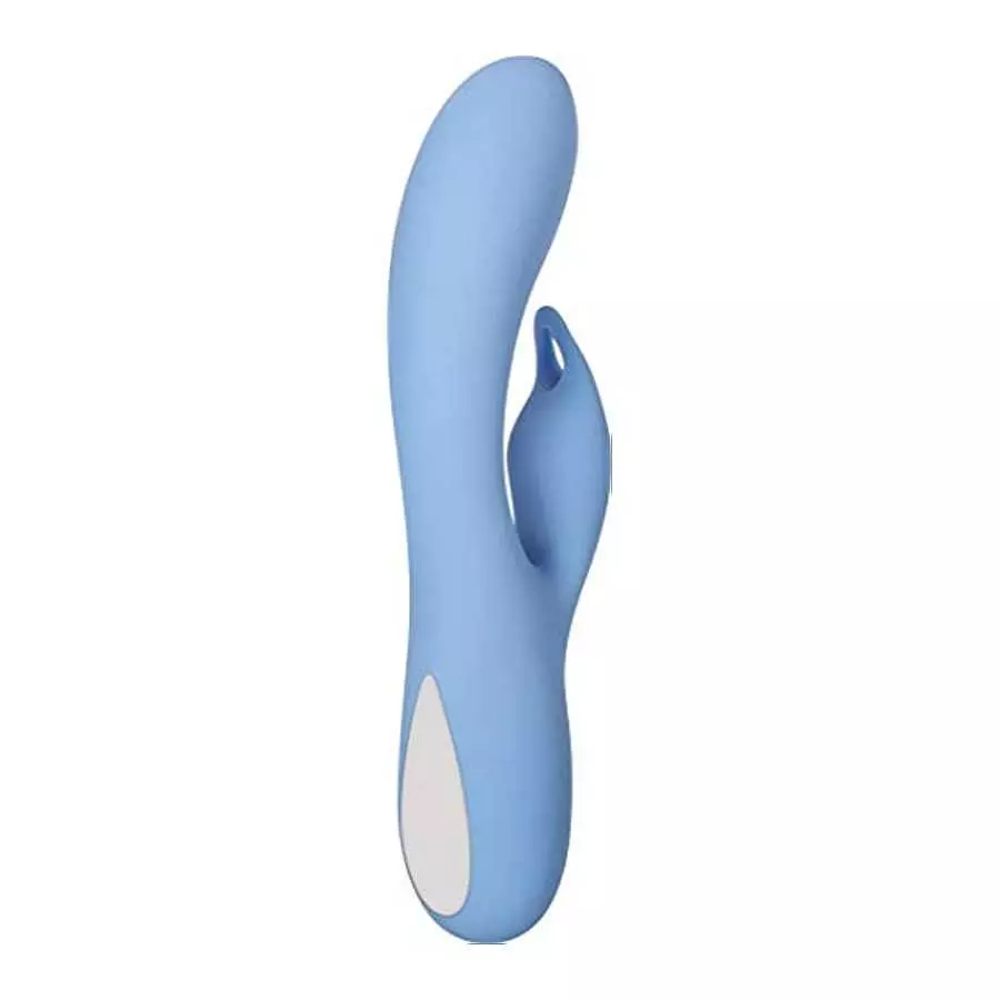 Evolved Novelties Rabbit Habit 8 Function Rechargeable Silicone Waterproof Vibrator, Blue