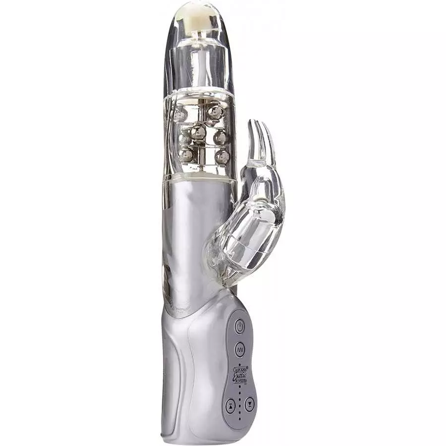 California Exotics Advanced Jack Rabbit Vibrator, 5 Inch, Waterproof, Clear California Exotics Advanced Jack Rabbit Vibrator, 5 Inch, Waterproof, Clear