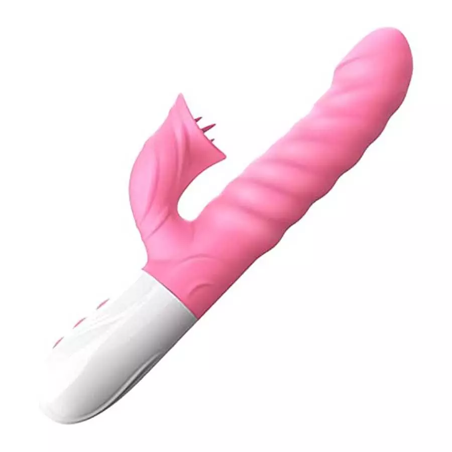 G Spot Rabbit Vibrator for Women Bunny Ears for Clitoris G-spot Stimulation,Waterproof Dildo Vibrator with 7 Powerful Vibrations