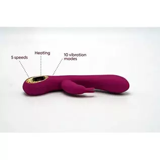 SMART LMK- Rabbit Vibrator 5 Speeds for Women,10 Modes,Great Adult Toy,Rechargeable,Viborater with Heating,Gspot and Clitoris St SMART LMK- Rabbit Vibrator 5 Speeds for Women,10 Modes,Great Adult Toy,Rechargeable,Viborater with Heating,Gspot and Clitoris St