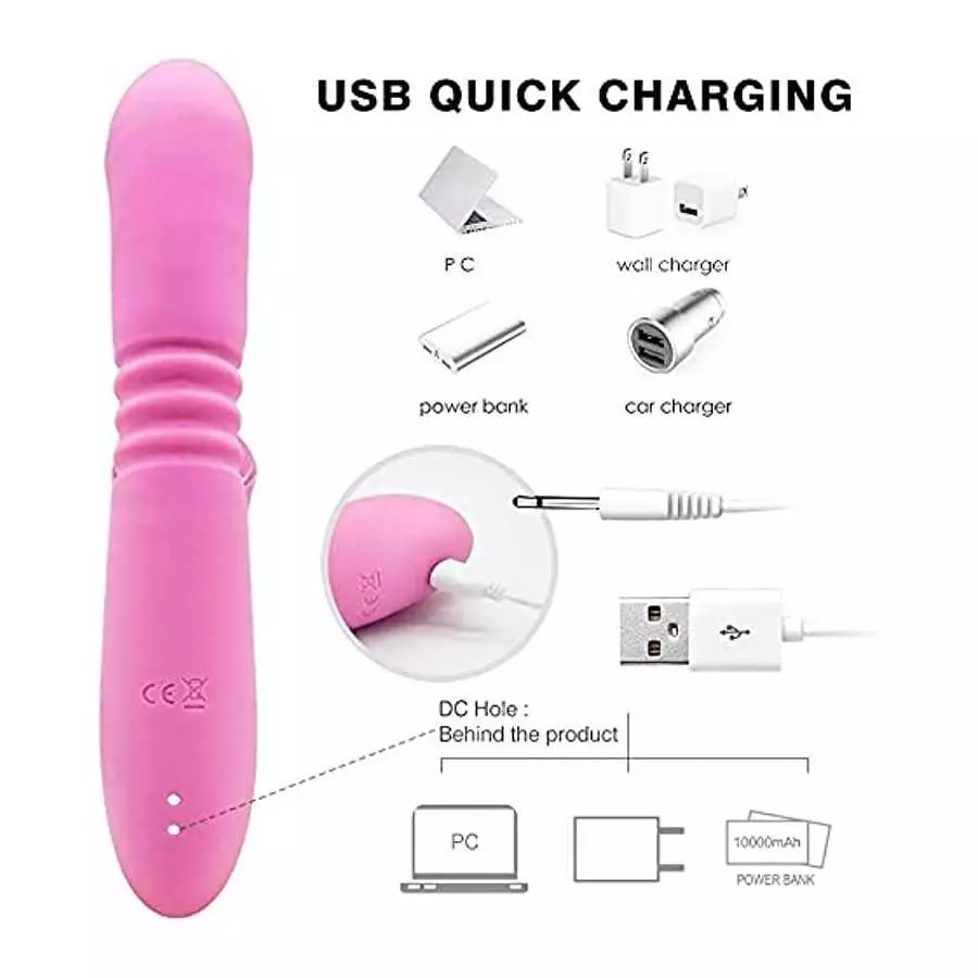 Rabbit Toy Adult Female Thrust Rabbit Toy, Female Pleasure Adult Toy Machine Adult Toy Female Entertainment Vibrator