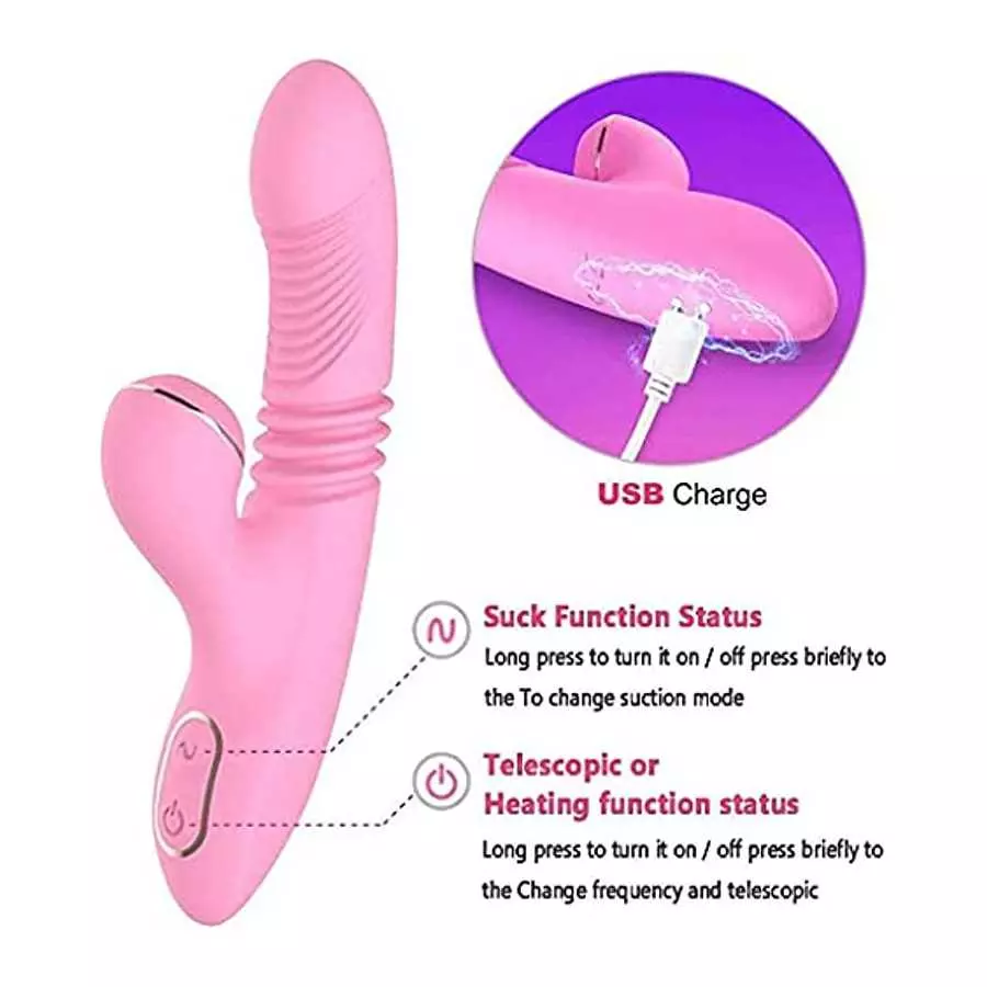 Rabbit Toy Adult Female Thrust Rabbit Toy, Female Pleasure Adult Toy Machine Adult Toy Female Entertainment Vibrator