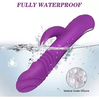 luoyipink G Spot Rabbit Vibrator for Women Bunny Ears Clitoris G-spot Stimulation,Waterproof Dildo with 7 Powerful Vibrations Re luoyipink G Spot Rabbit Vibrator for Women Bunny Ears Clitoris G-spot Stimulation,Waterproof Dildo with 7 Powerful Vibrations Re