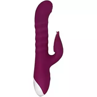 Evolved Love Is Back - Lovely Lucy - Rabbit-Style Thrusting & Twirling Shaft, with Dual Motors, Clitoral Stimulator Vibrator for